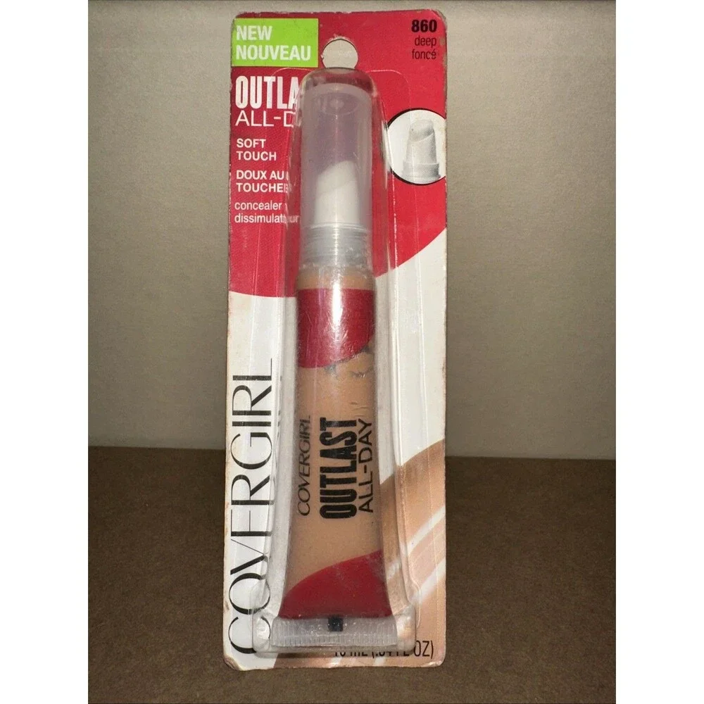CoverGirl Outlast All Day Soft Touch Concealer 860 Deep, transfer resistant Y2K